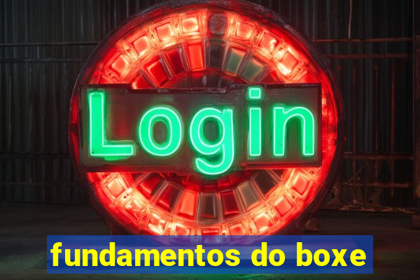 fundamentos do boxe